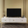 180 CM ZEUGMA MDF MEBRAN KAPAK EKRU GOLD