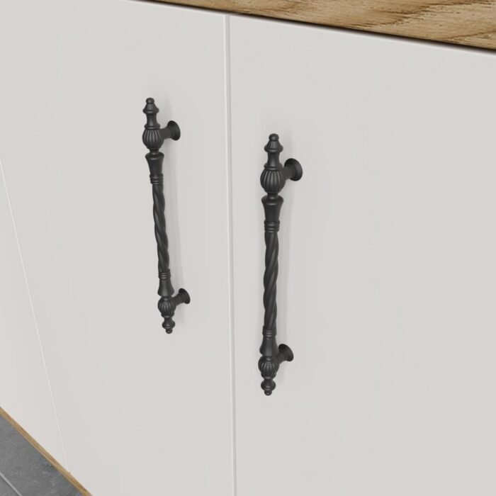 Plain Metal Ayak Metal Kulp Pla4120 Konsol Eru Ceviz - Görsel 5
